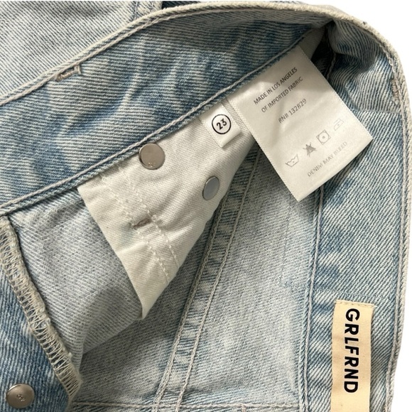 NWOT Revolve GRLFRND Super High Rise Vintage Cutoff Jean Shorts - Size 23 - Picture 6 of 9